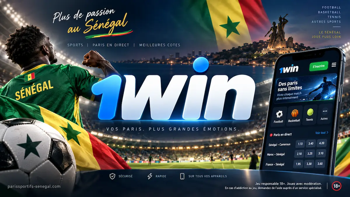 1Win Sénégal : paris sportifs et esports sur une application rapide