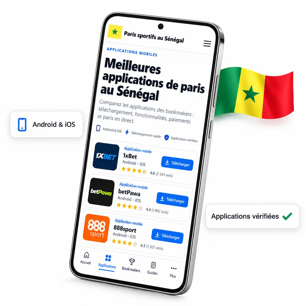 Meilleures Applications de Paris Sportifs au Sénégal