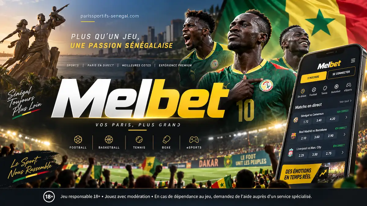 Melbet Sénégal : site de paris sportifs sur le football africain et européen