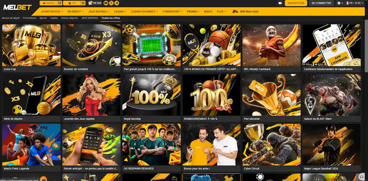 Bonus Melbet Sénégal : 200 % jusqu'à 195 000 FCFA avec le code promo pariAFR