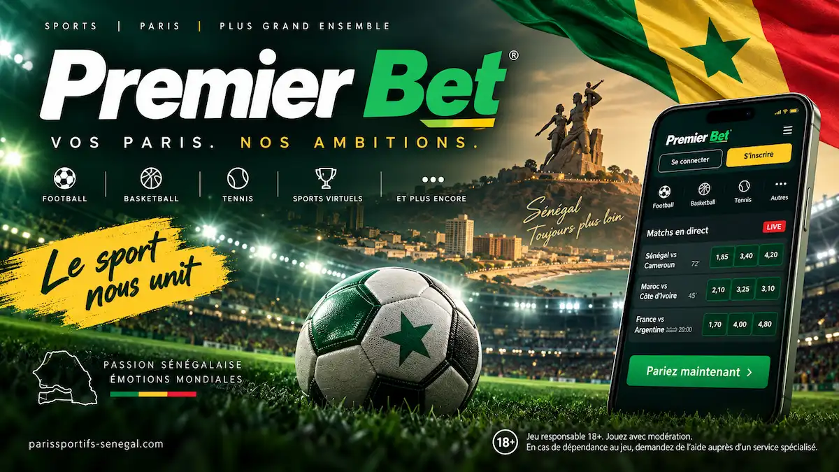 Premier Bet Sénégal : bookmaker panafricain avec agences à Dakar