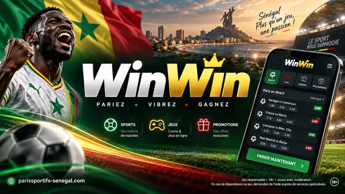 WinWin Sénégal : bookmaker aux retraits rapides via Orange Money et Wave